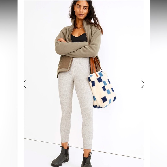 NWT Madewell high waisted ribbed leggings L/Xl - Picture 2 of 5